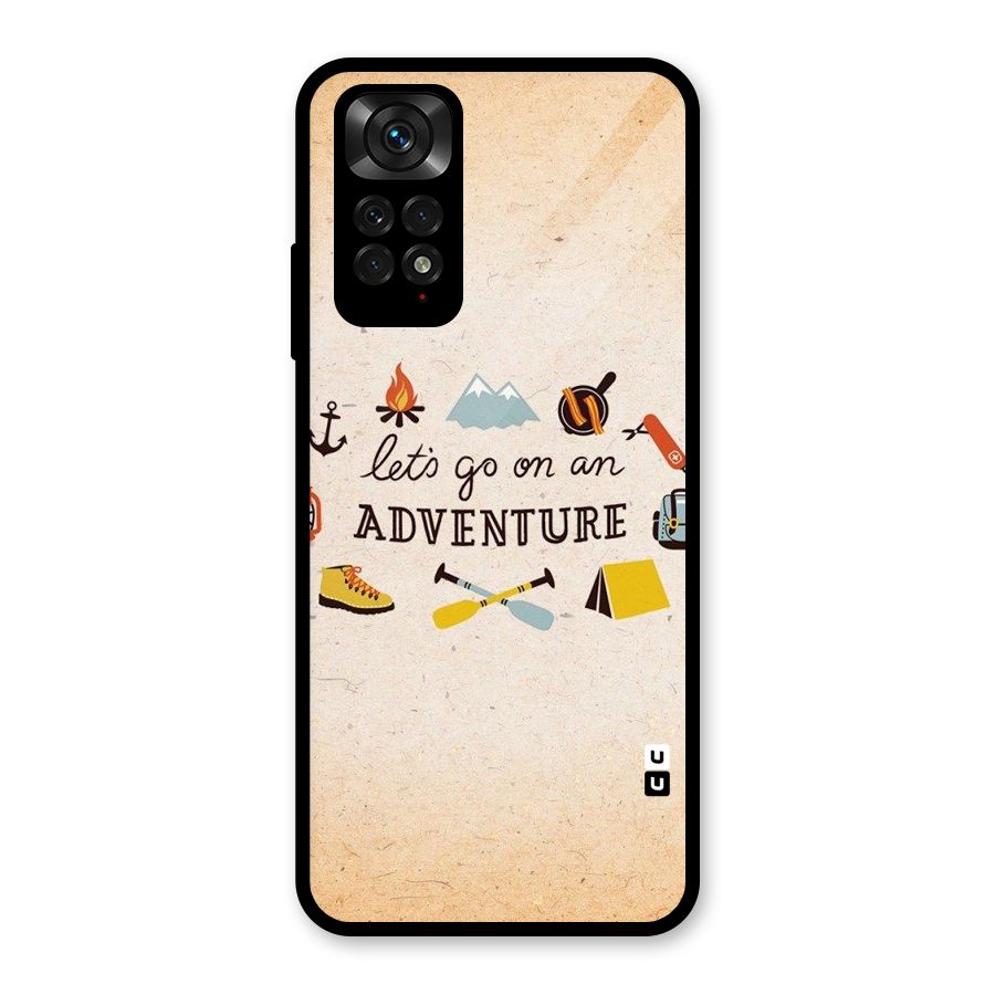 Lets Adventure Life Glass Back Case for Redmi Note 11S