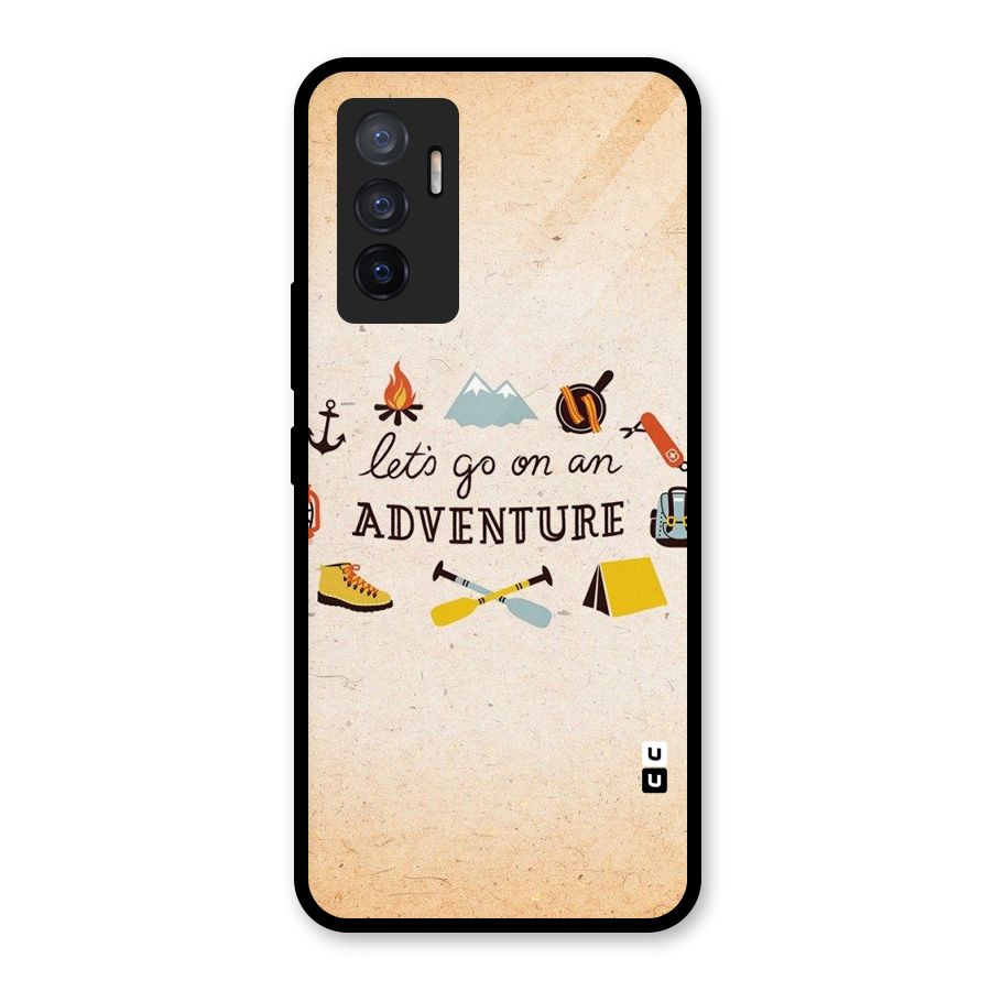 Lets Adventure Life Glass Back Case for Vivo V23e