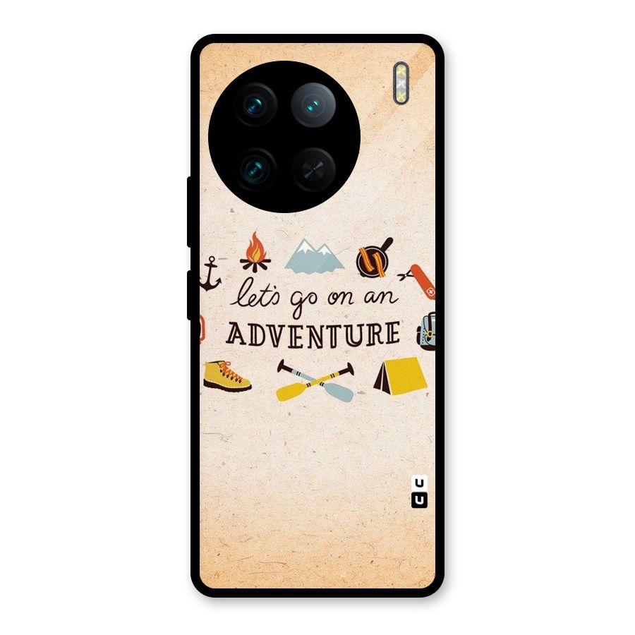 Lets Adventure Life Glass Back Case for Vivo X90 Pro