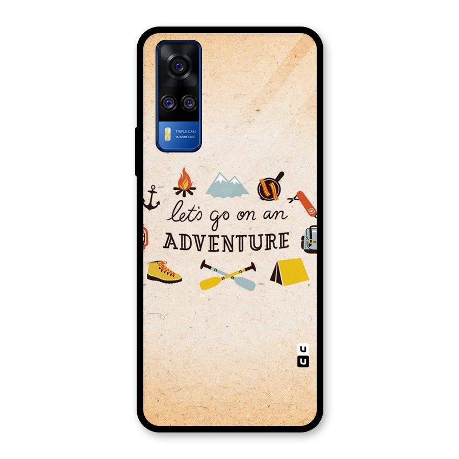 Lets Adventure Life Glass Back Case for Vivo Y31