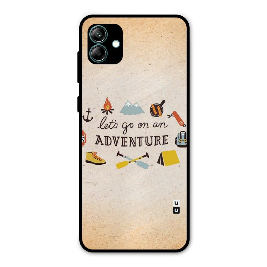 Lets Adventure Life Metal Back Case for Galaxy A04