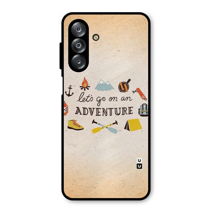 Lets Adventure Life Metal Back Case for Galaxy A26