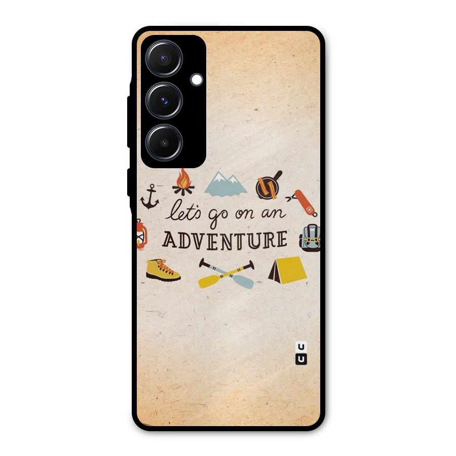 Lets Adventure Life Metal Back Case for Galaxy A55