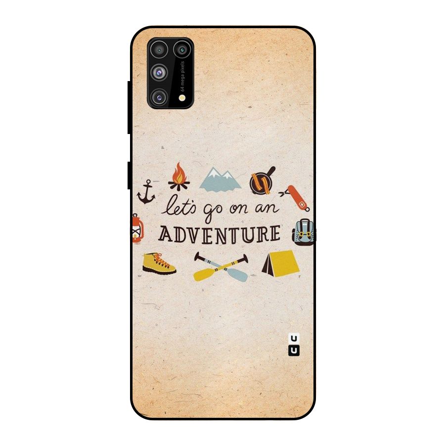 Lets Adventure Life Metal Back Case for Galaxy F41