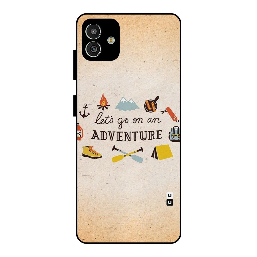 Lets Adventure Life Metal Back Case for Galaxy M13 5G