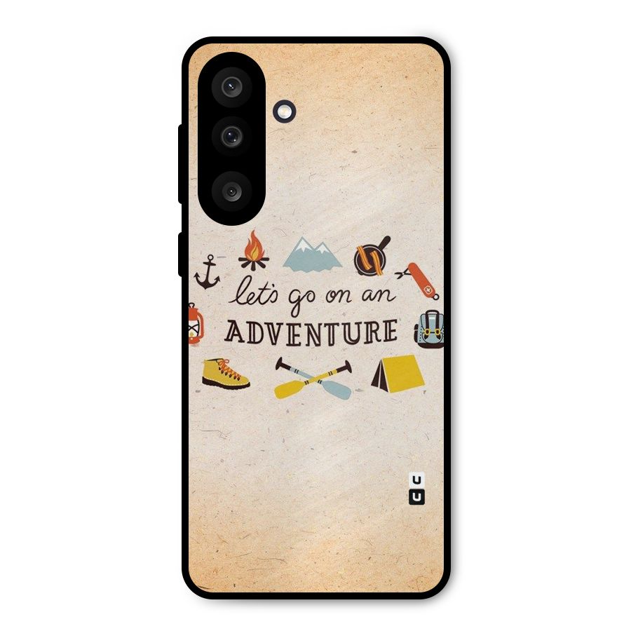 Lets Adventure Life Metal Back Case for Galaxy M56