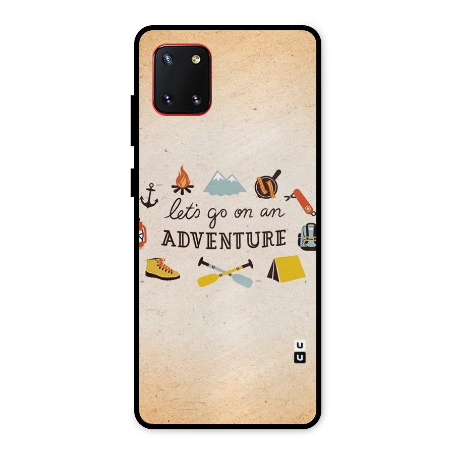 Lets Adventure Life Metal Back Case for Galaxy Note 10 Lite