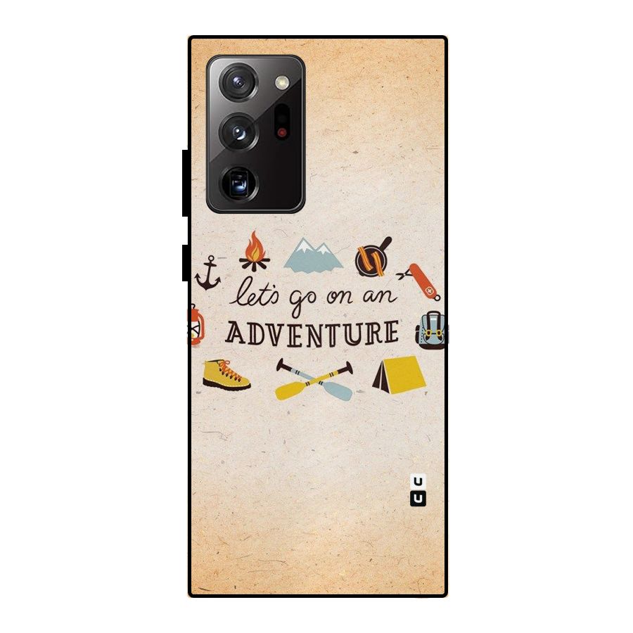 Lets Adventure Life Metal Back Case for Galaxy Note 20 Ultra