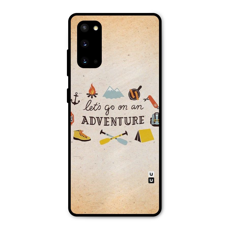Lets Adventure Life Metal Back Case for Galaxy S20