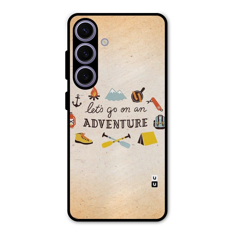 Lets Adventure Life Metal Back Case for Galaxy S24