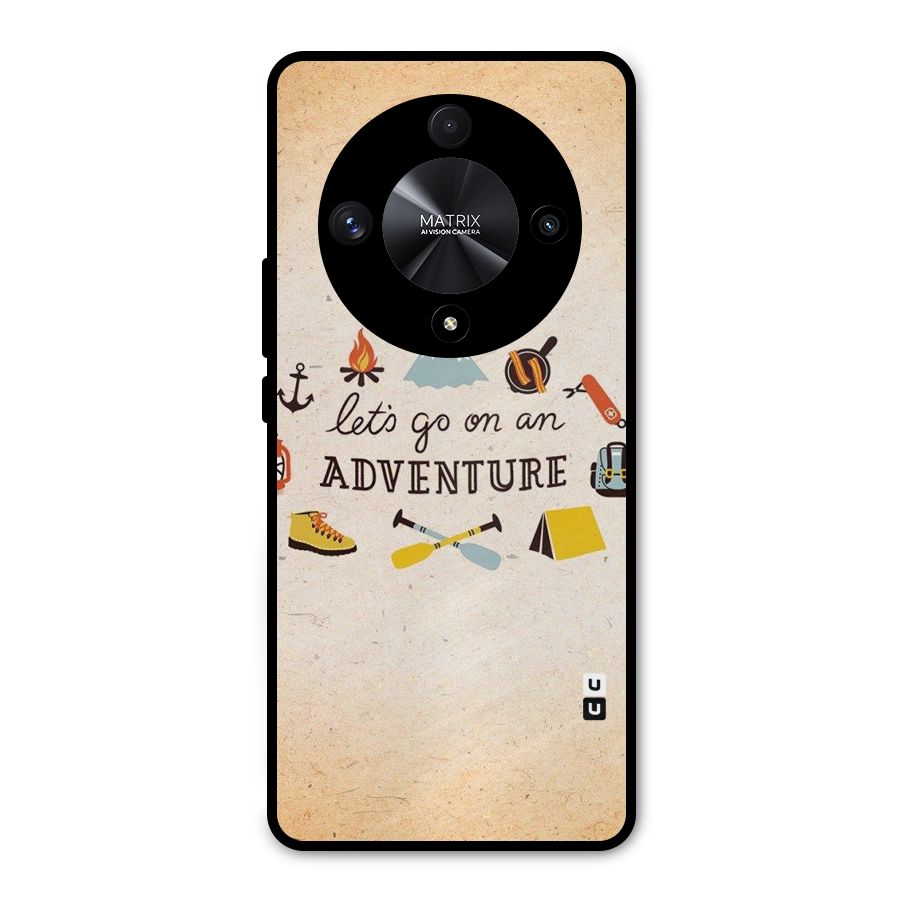 Lets Adventure Life Metal Back Case for Honor X9b