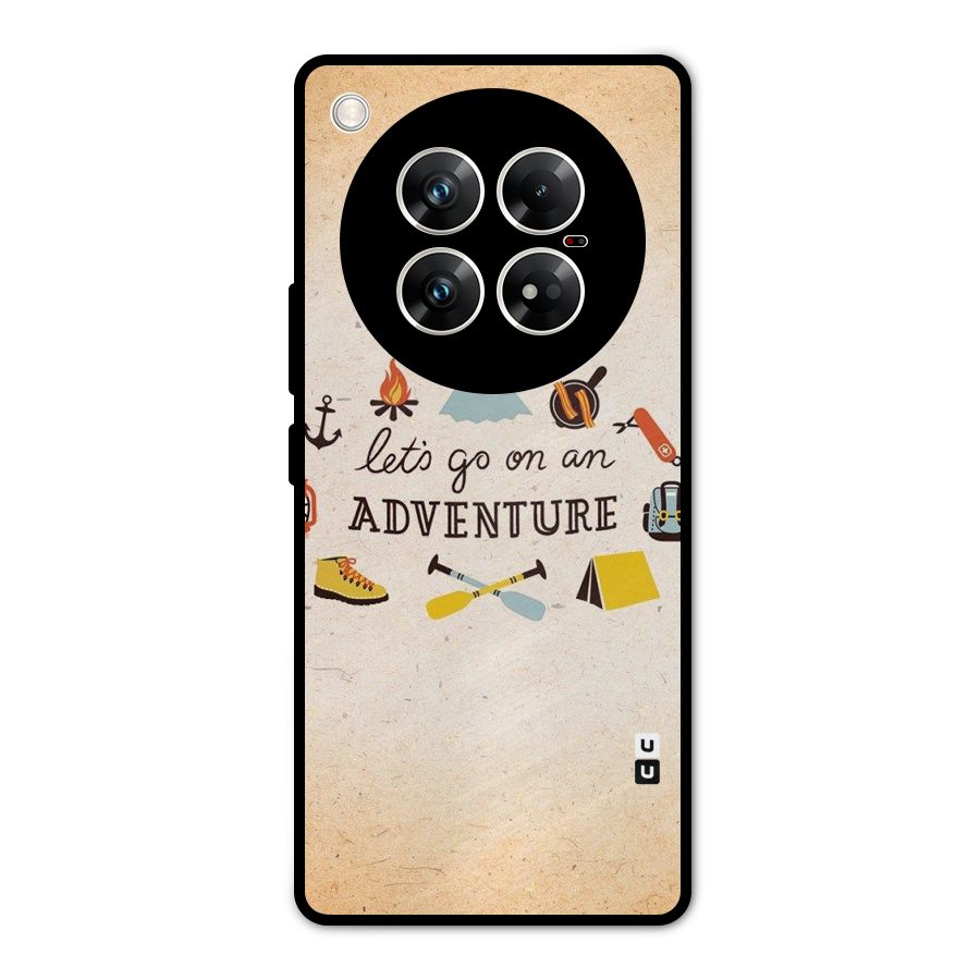 Lets Adventure Life Metal Back Case for Infinix Zero 40 5G
