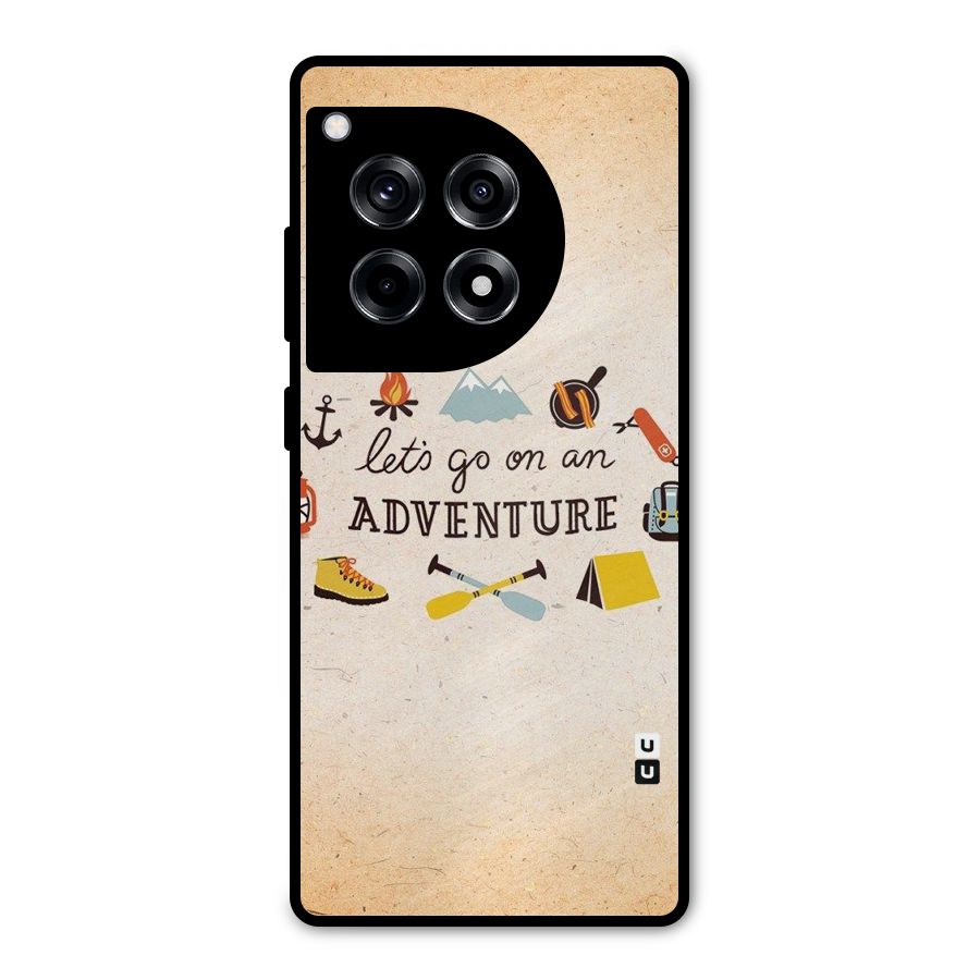 Lets Adventure Life Metal Back Case for OnePlus 12R
