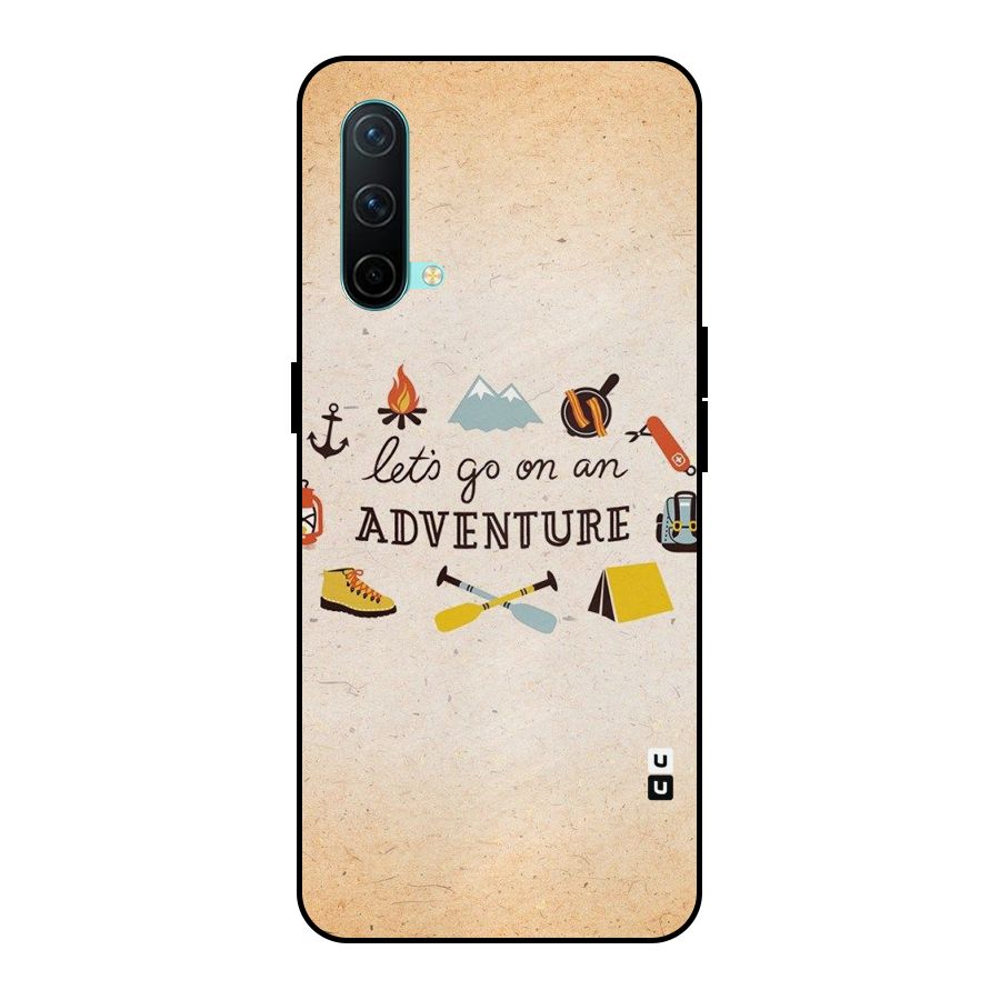 Lets Adventure Life Metal Back Case for OnePlus Nord CE 5G