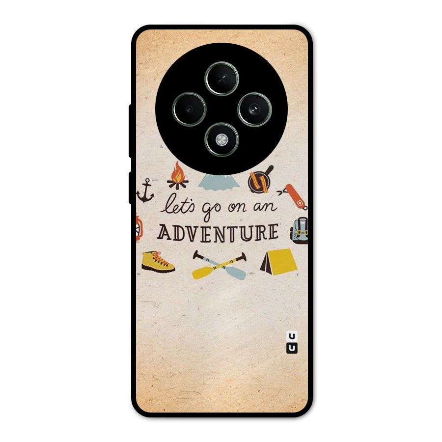 Lets Adventure Life Metal Back Case for Oppo F27