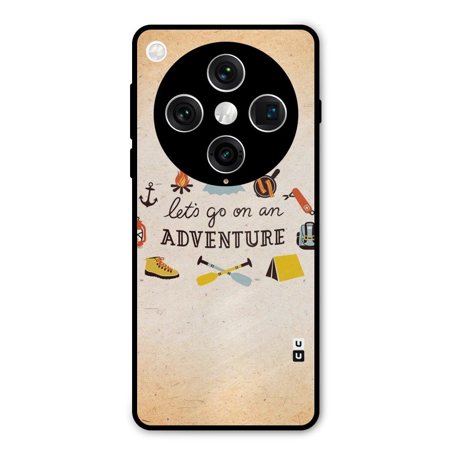 Lets Adventure Life Metal Back Case for Oppo Find X8 Pro