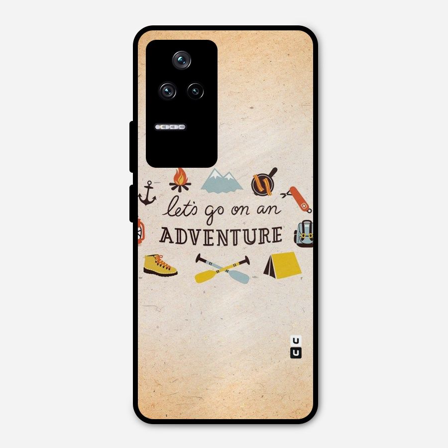 Lets Adventure Life Metal Back Case for Poco F4 5G
