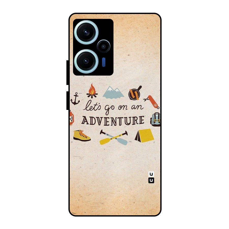 Lets Adventure Life Metal Back Case for Poco F5