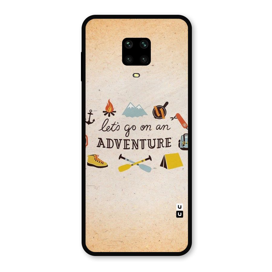Lets Adventure Life Metal Back Case for Poco M2 Pro