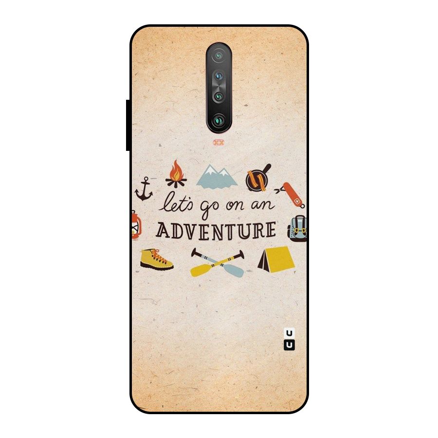 Lets Adventure Life Metal Back Case for Poco X2