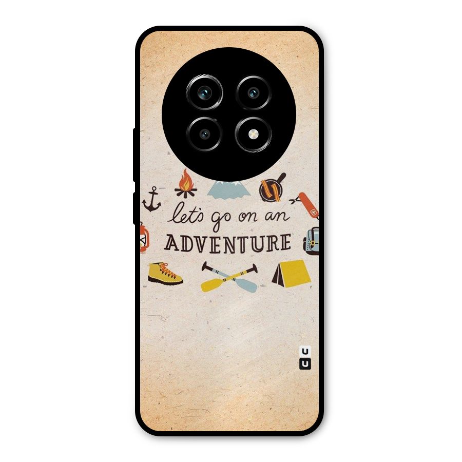 Lets Adventure Life Metal Back Case for Realme 13 Pro