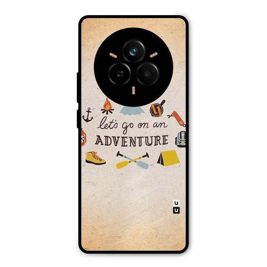 Lets Adventure Life Metal Back Case for Realme 14 Pro