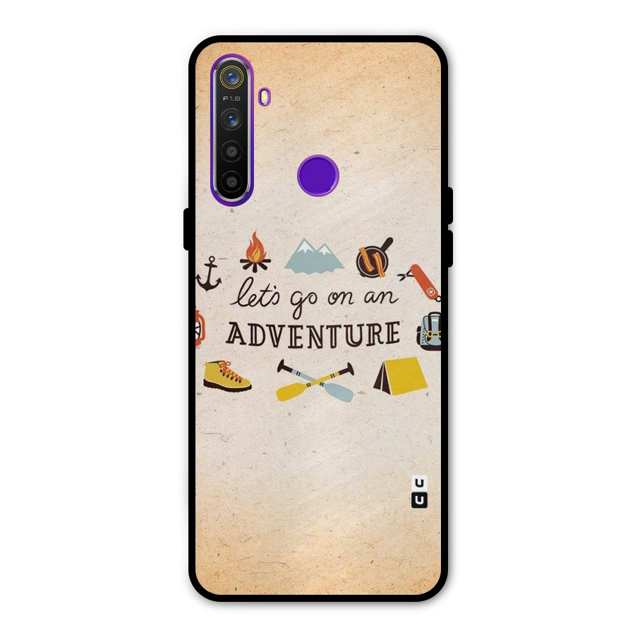 Lets Adventure Life Metal Back Case for Realme 5