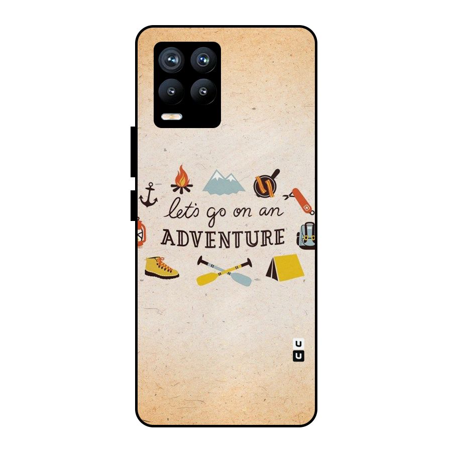 Lets Adventure Life Metal Back Case for Realme 8 Pro