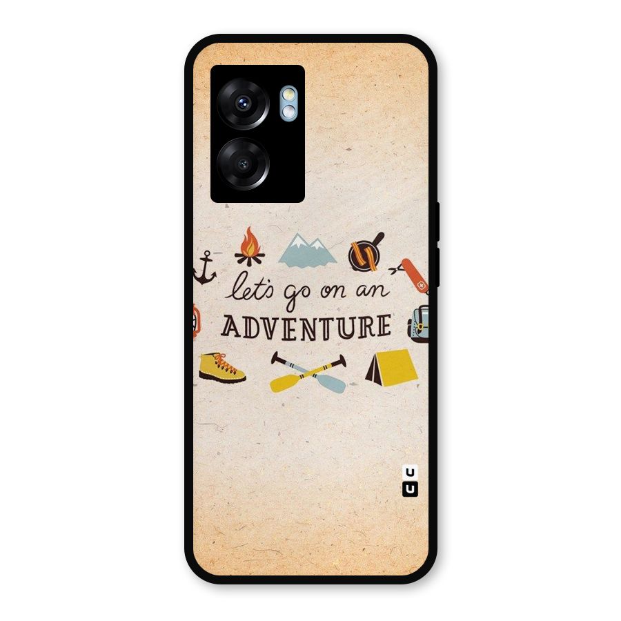 Lets Adventure Life Metal Back Case for Realme Narzo 50 5G