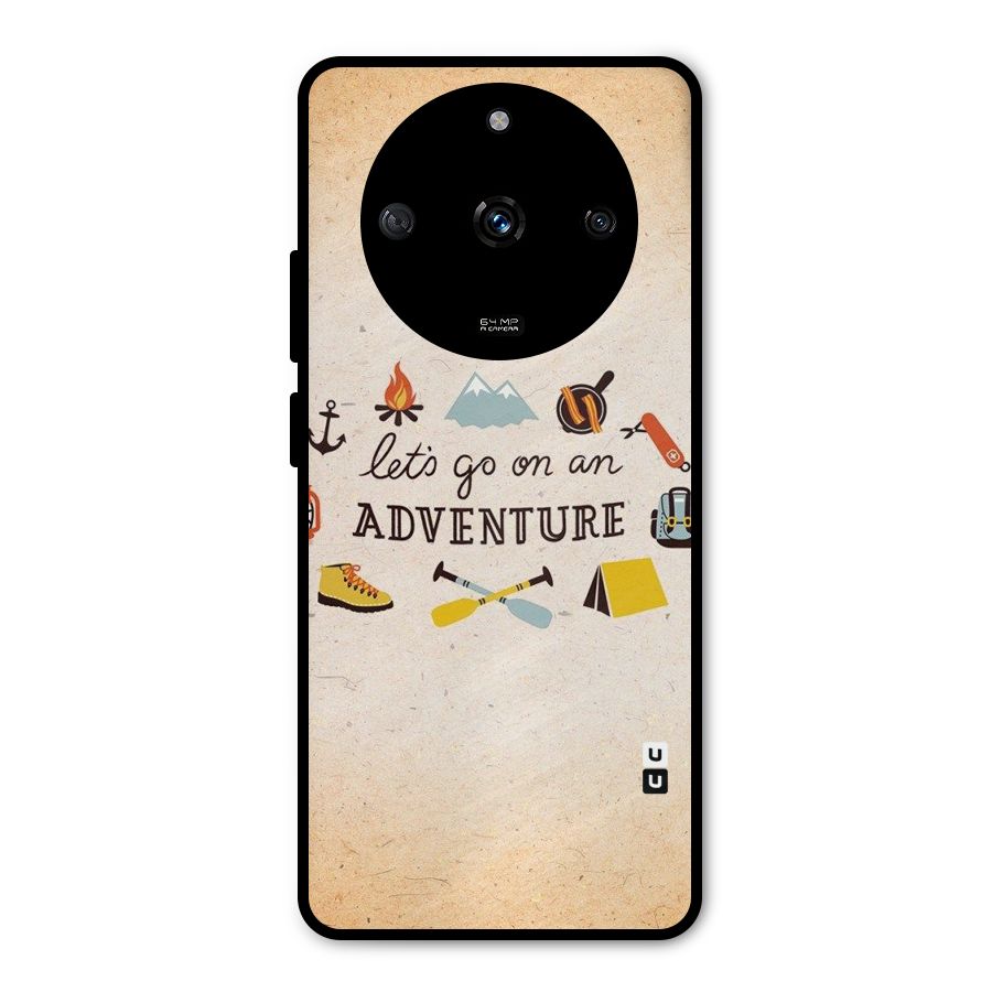 Lets Adventure Life Metal Back Case for Realme Narzo 60 5G
