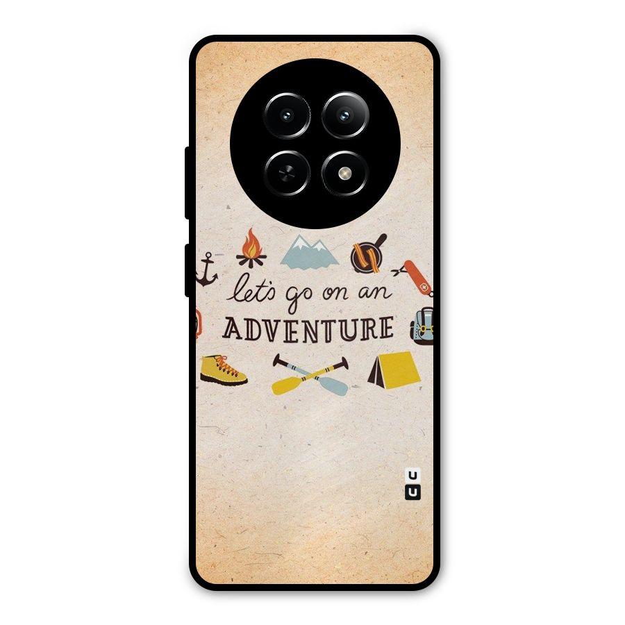 Lets Adventure Life Metal Back Case for Realme Narzo 70x 5G