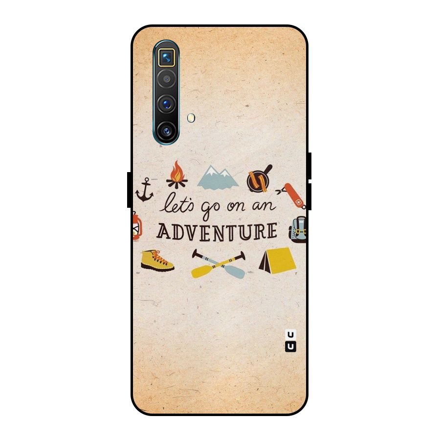 Lets Adventure Life Metal Back Case for Realme X3 SuperZoom