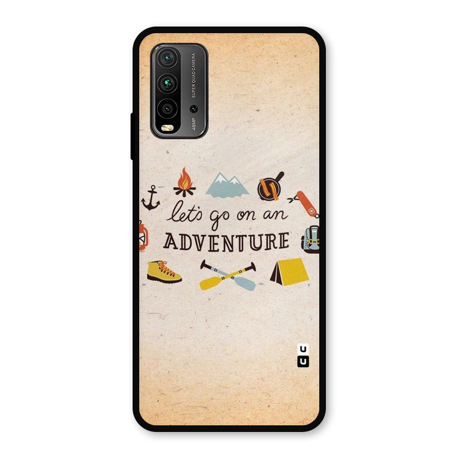 Lets Adventure Life Metal Back Case for Redmi 9 Power