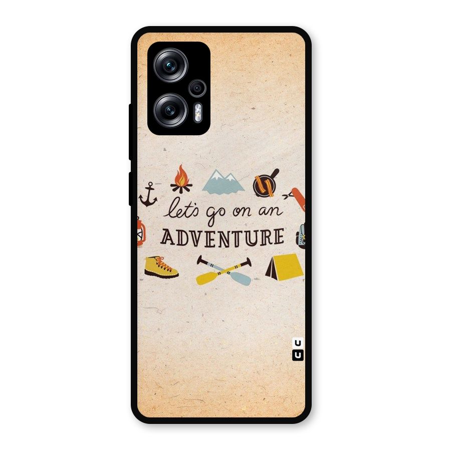 Lets Adventure Life Metal Back Case for Redmi K50i