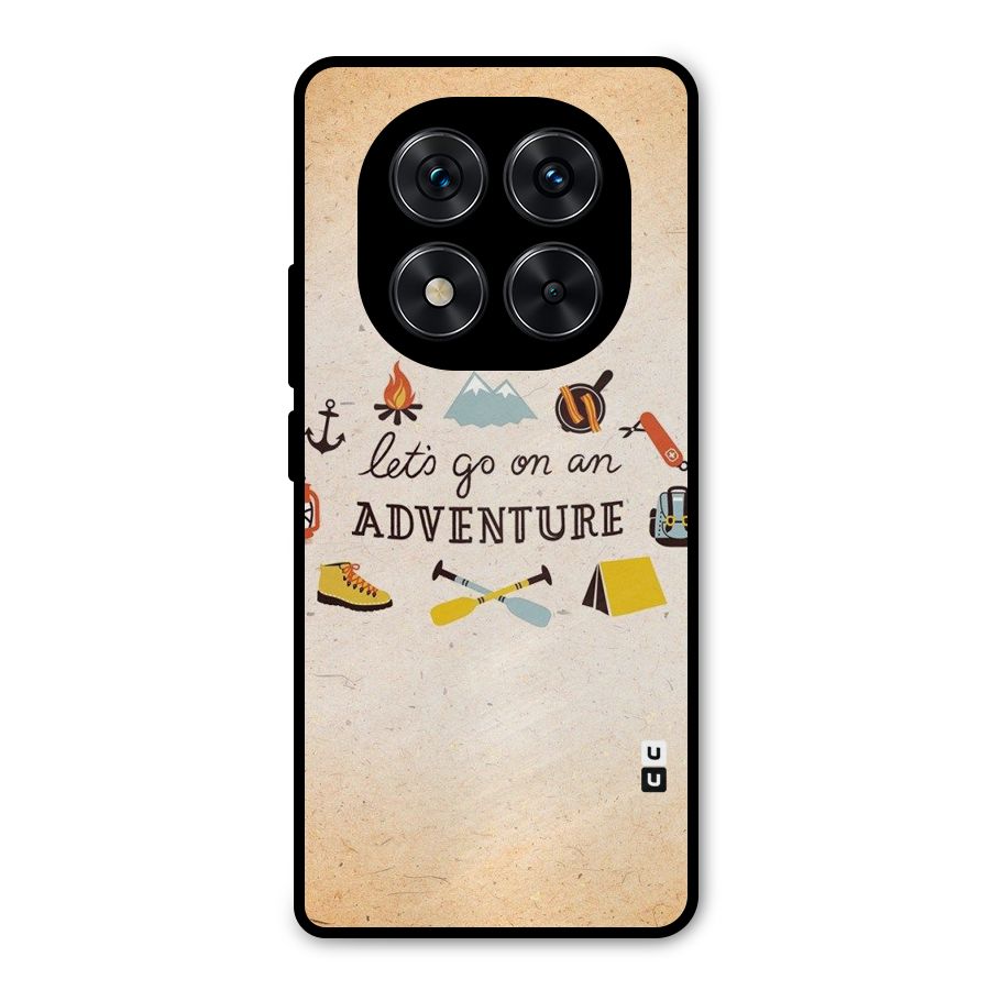 Lets Adventure Life Metal Back Case for Redmi Note 14 Pro 5G
