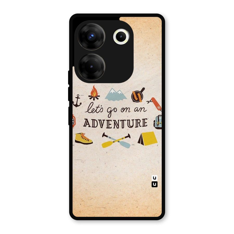 Lets Adventure Life Metal Back Case for Tecno Camon 20 Pro