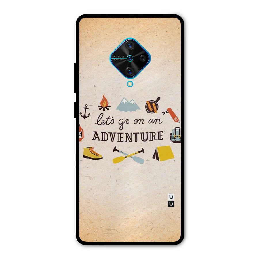 Lets Adventure Life Metal Back Case for Vivo S1 Pro