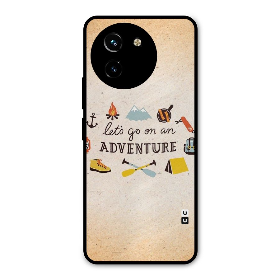 Lets Adventure Life Metal Back Case for Vivo T3x