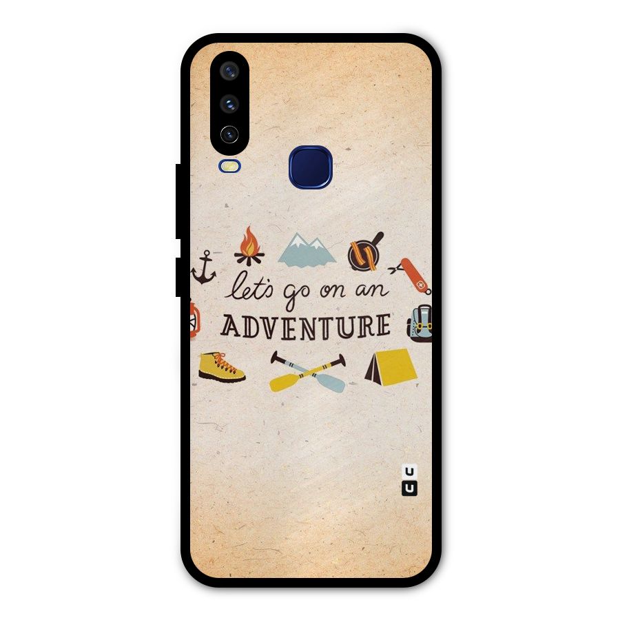 Lets Adventure Life Metal Back Case for Vivo V17