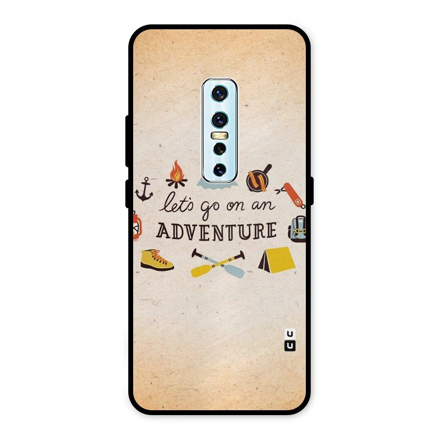 Lets Adventure Life Metal Back Case for Vivo V17 Pro