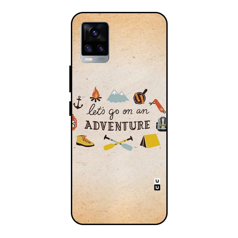 Lets Adventure Life Metal Back Case for Vivo V20 2021