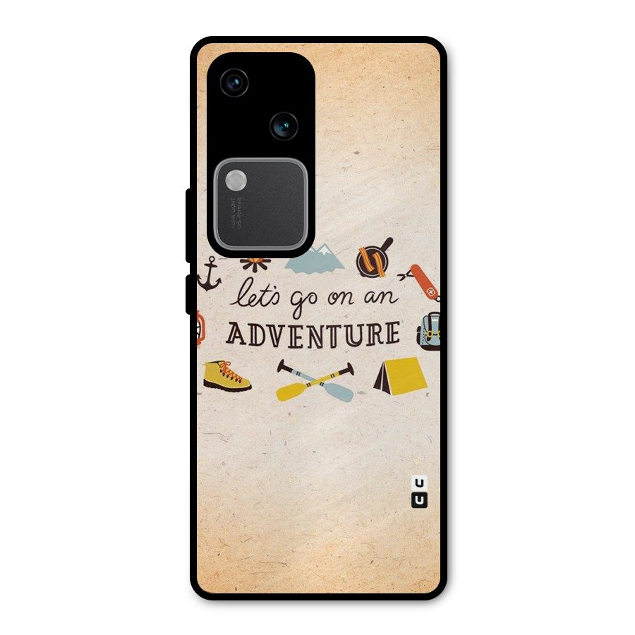 Lets Adventure Life Metal Back Case for Vivo V30