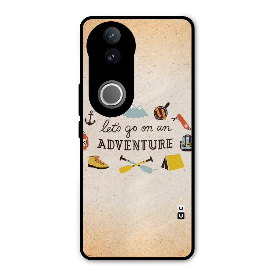 Lets Adventure Life Metal Back Case for Vivo V50