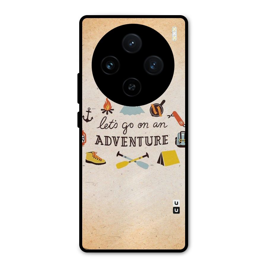 Lets Adventure Life Metal Back Case for Vivo X100