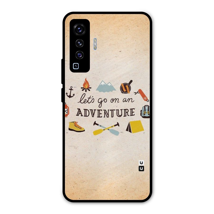 Lets Adventure Life Metal Back Case for Vivo X50