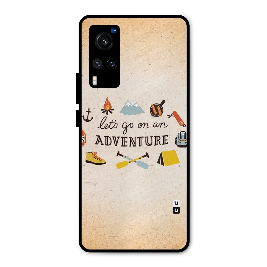 Lets Adventure Life Metal Back Case for Vivo X60