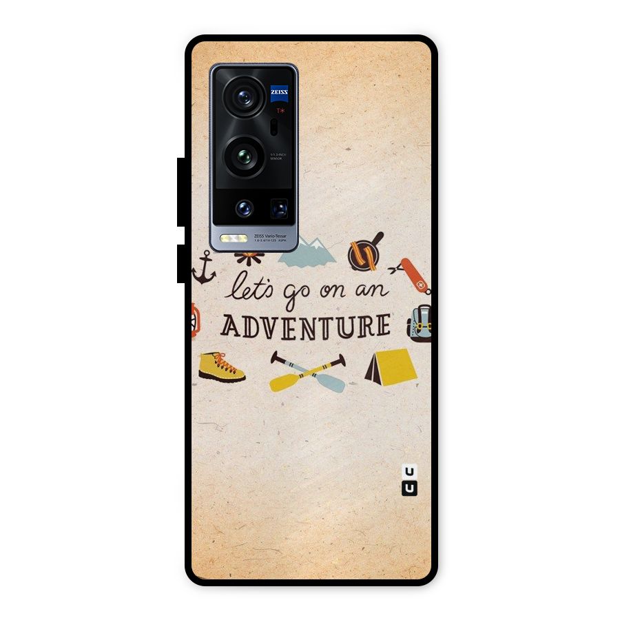 Lets Adventure Life Metal Back Case for Vivo X60 Pro Plus