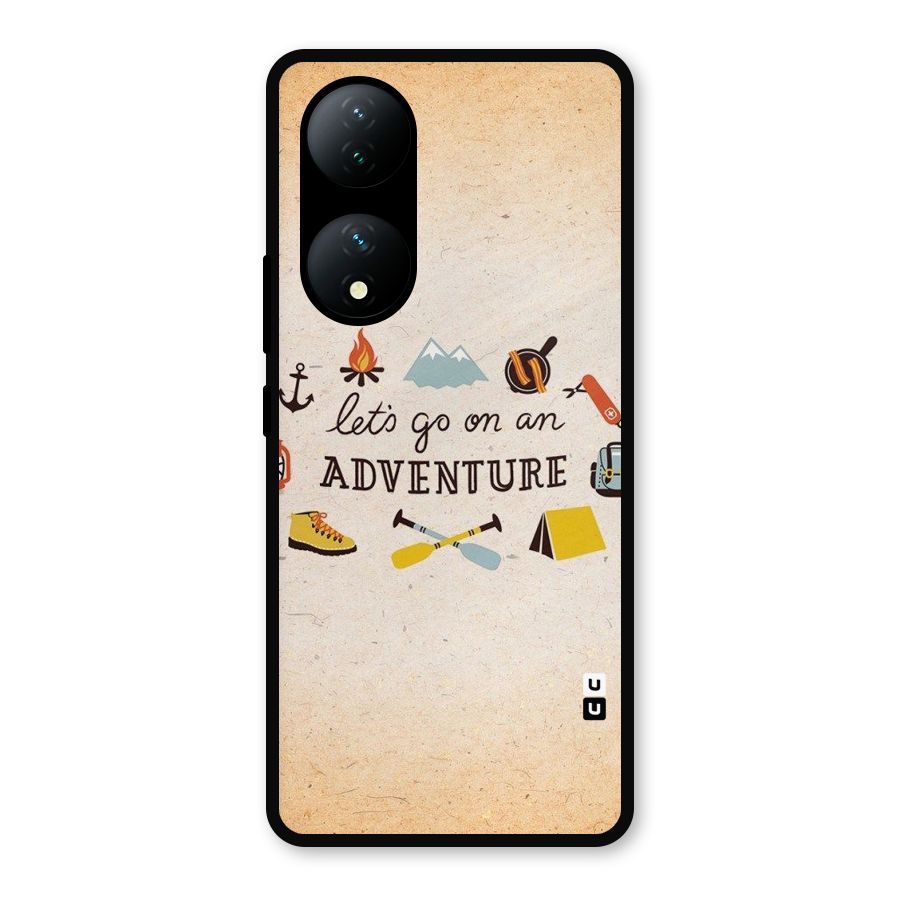Lets Adventure Life Metal Back Case for Vivo Y100a
