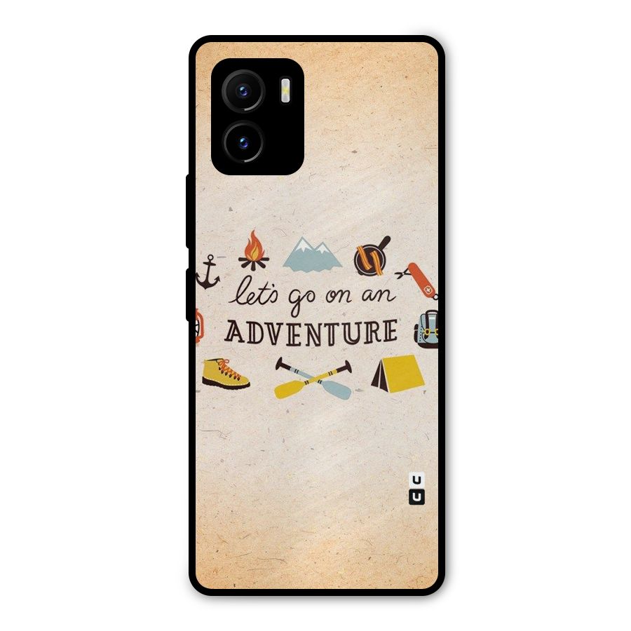 Lets Adventure Life Metal Back Case for Vivo Y15s