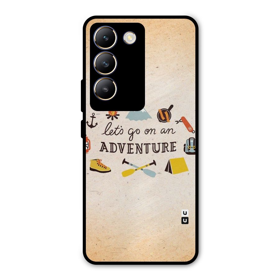 Lets Adventure Life Metal Back Case for Vivo Y200e